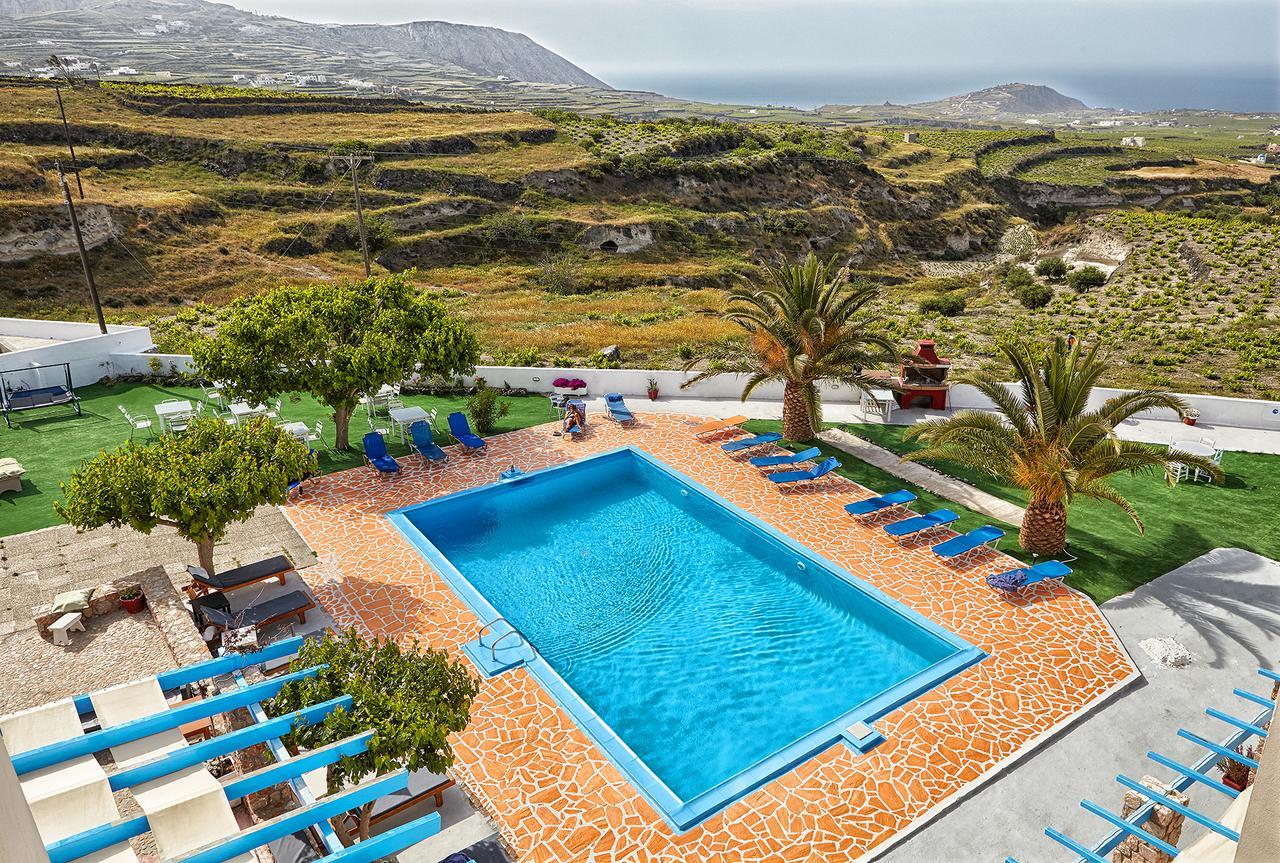 Zorbas Hotel Santorini Pýrgos Dış mekan fotoğraf