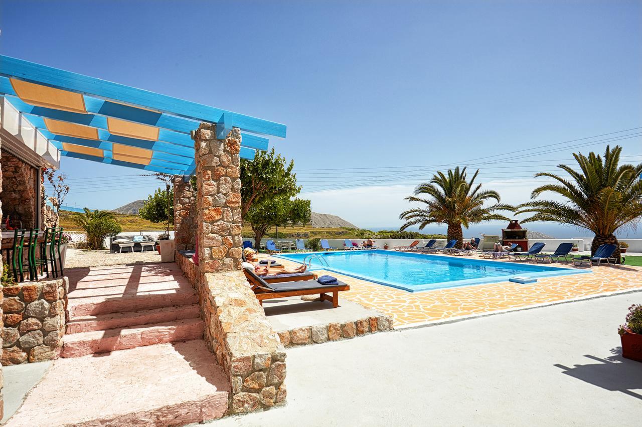 Zorbas Hotel Santorini Pýrgos Dış mekan fotoğraf