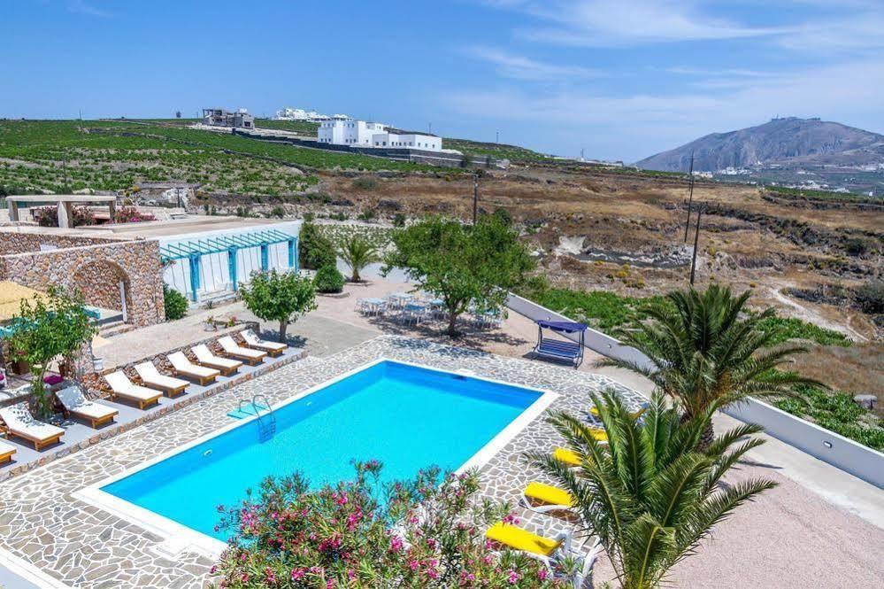 Zorbas Hotel Santorini Pýrgos Dış mekan fotoğraf